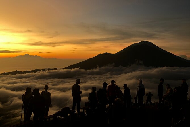 All inclusive Mount Batur Trekking with Hot Spring tour - Sunrise, clouds, and a simple summit breakfast