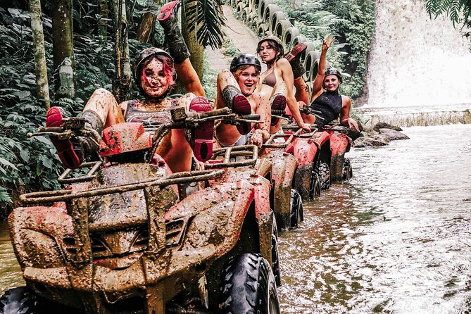 ATV Quad Bike Bali with Waterfall Gorilla Cave and Lunch - Rice Paddies, Jungle, and Village Views