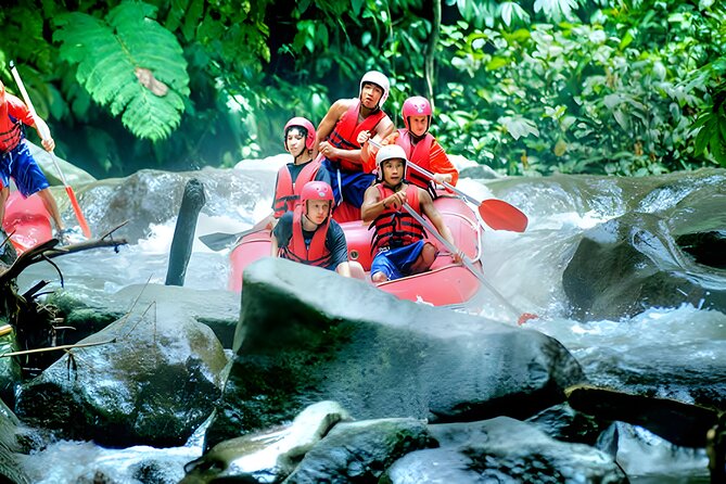 Ayung River Rafting and Bali ATV Ride Packages - Rafting through the Ayung River gorges