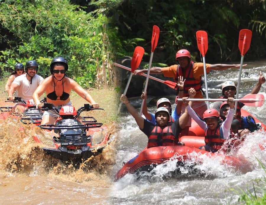 Bali: ATV and Ayung River Rafting Adventure Combo - What the jungle and rice terraces add