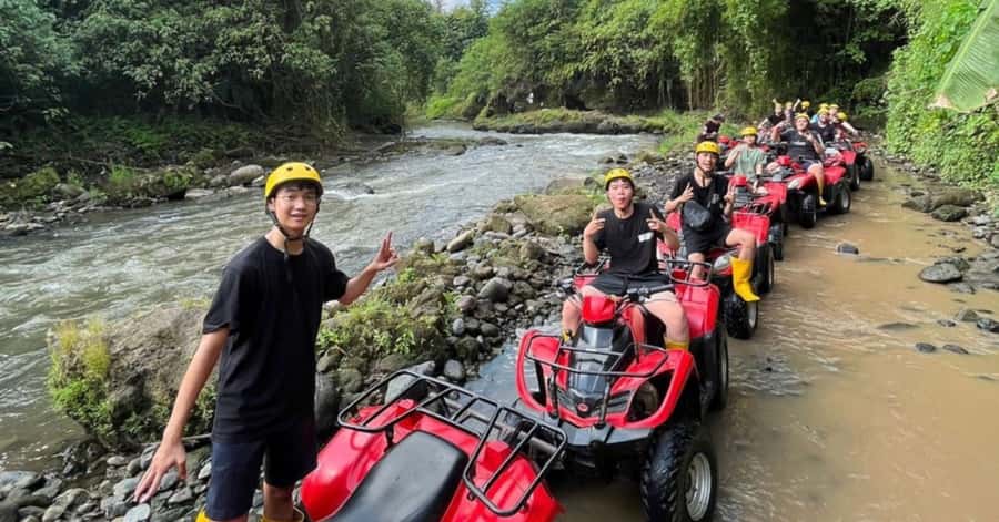 Bali : ATV and Tubing Adventure by Beji River Adventure - From Ubud mud tracks to a quiet river float