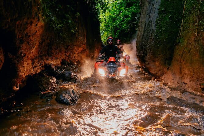 Bali ATV Bike Cave and waterfall with hotel Pick Up And Lunch - The Cave Section Adds a Real Adventure Note