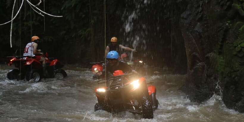 Bali: ATV Gorilla Cave, Ubud Monkey Forest, & Waterfall Tour - The driver makes the long route easier