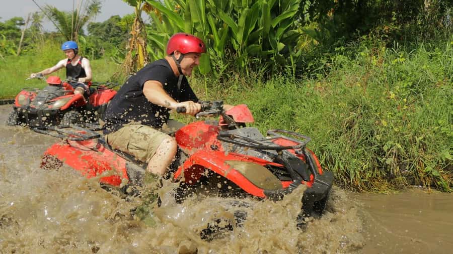 Bali: ATV Quad Bike, Monkey Forest, Jungle Swing with Lunch - A full day built around Bali’s inland side