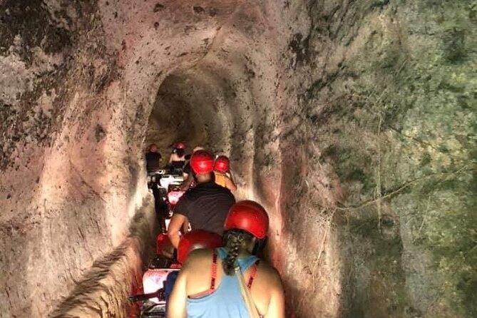 Bali ATV Quad Bike Through Tunnel, Waterfall, White Water Rafting - Two hours among Ayung’s waterfalls and carvings