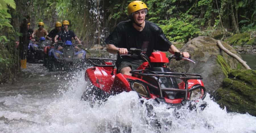 Bali: ATV Ride Adventure with track river bank, dense forest - What this Ubud ATV adventure is really like