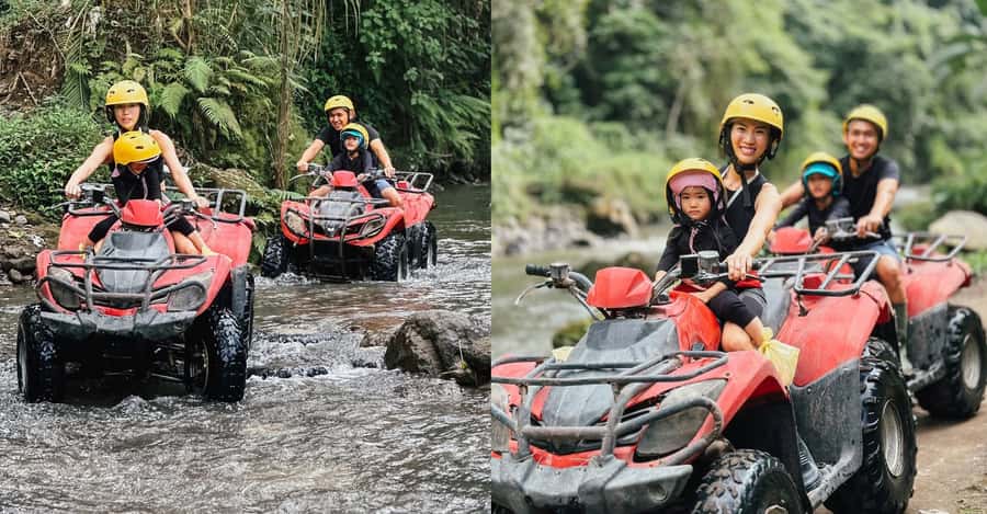 Bali: ATV Ride Adventure with track river bank, dense forest - Lunch, coffee, and the part after the ride