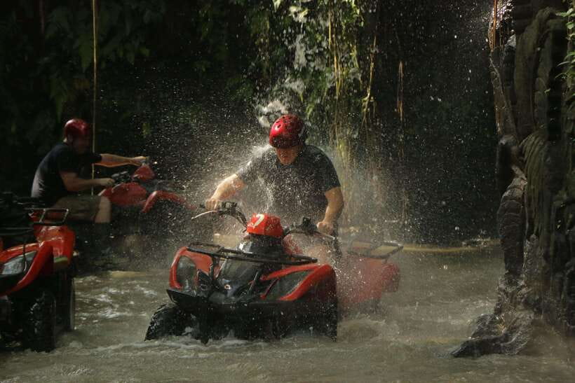 Bali ATV Ride in Ubud through Tunnel, Rice Fields, Puddles - From Ubud Rice Fields to Muddy Jungle Tracks