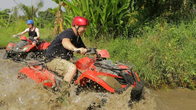 Bali ATV Ride in Ubud through Tunnel, Rice Fields, Puddles - About 1.5 Hours Through Tunnels, Water, and Fields