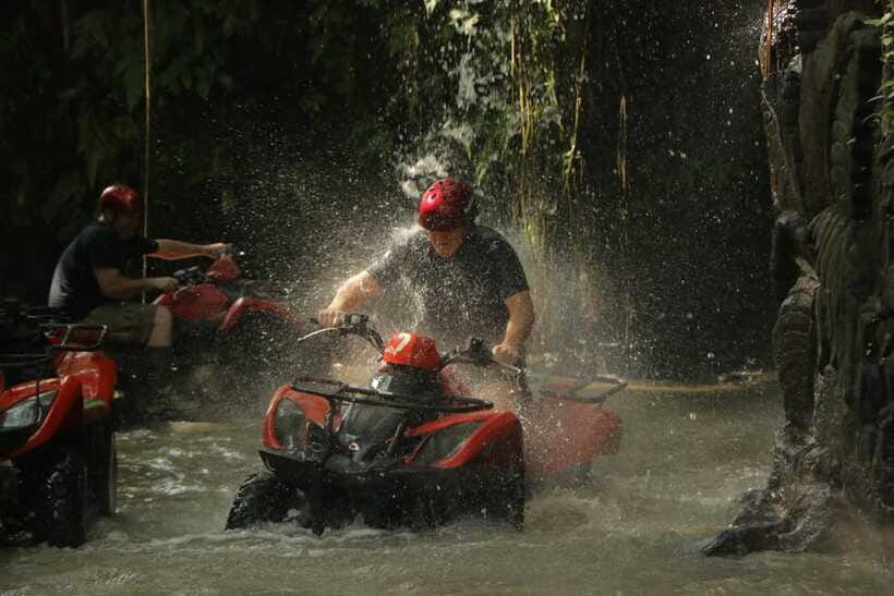 Bali ATV Ride in Ubud through Tunnel, Rice Fields, Puddles - Practical Packing Advice for a Wet Ride