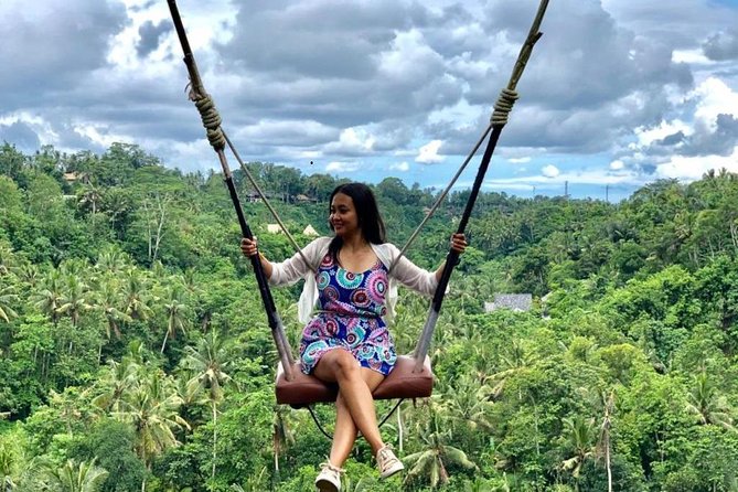 Bali ATV Ride with Jungle Swing and Rice Terrace Tour - Swinging above the trees at d’Alas Swing