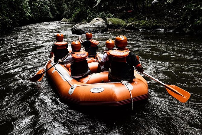 Bali Ayung River White Water Rafting with Transport - The steep walk down to the water