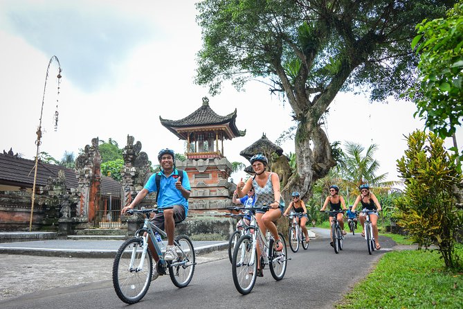Bali Countryside Cycling Tours - Starting near Kintamani with Mount Batur in view