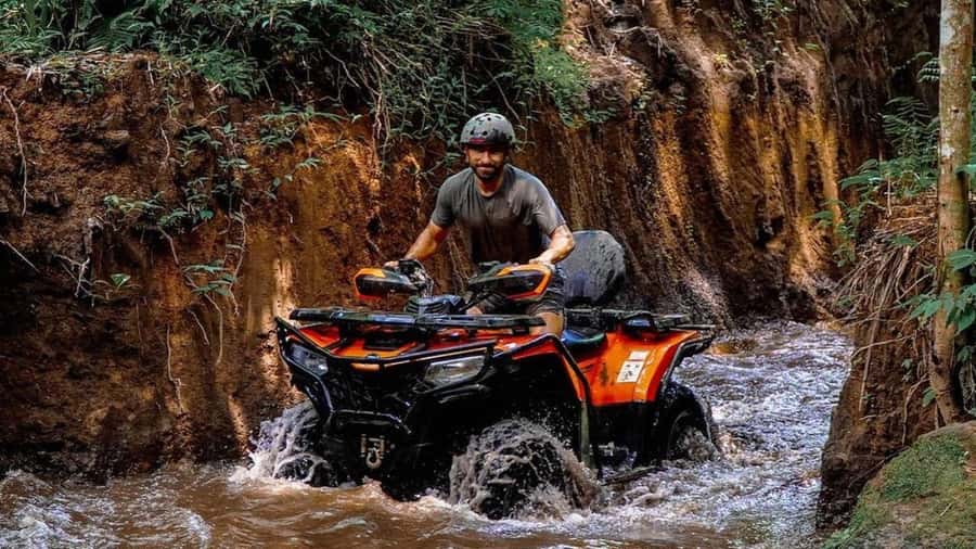 Bali: Gorilla Cave ATV and Lazy River Tubing & Cretya Sunset - A practical finish at Cretya Sunset Pool Bar
