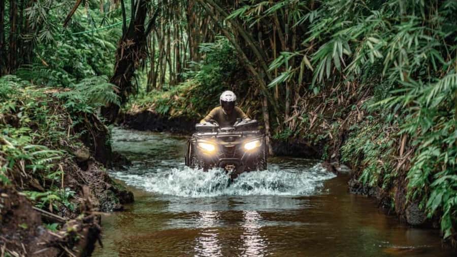 Bali: Gorilla Cave ATV and Lazy River Tubing & Cretya Sunset - What to pack for a wet and muddy day