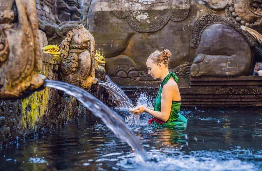 Bali: Griya Taman Beji Waterfall with Optional Ubud Tours - Tirta Empul adds ritual and context