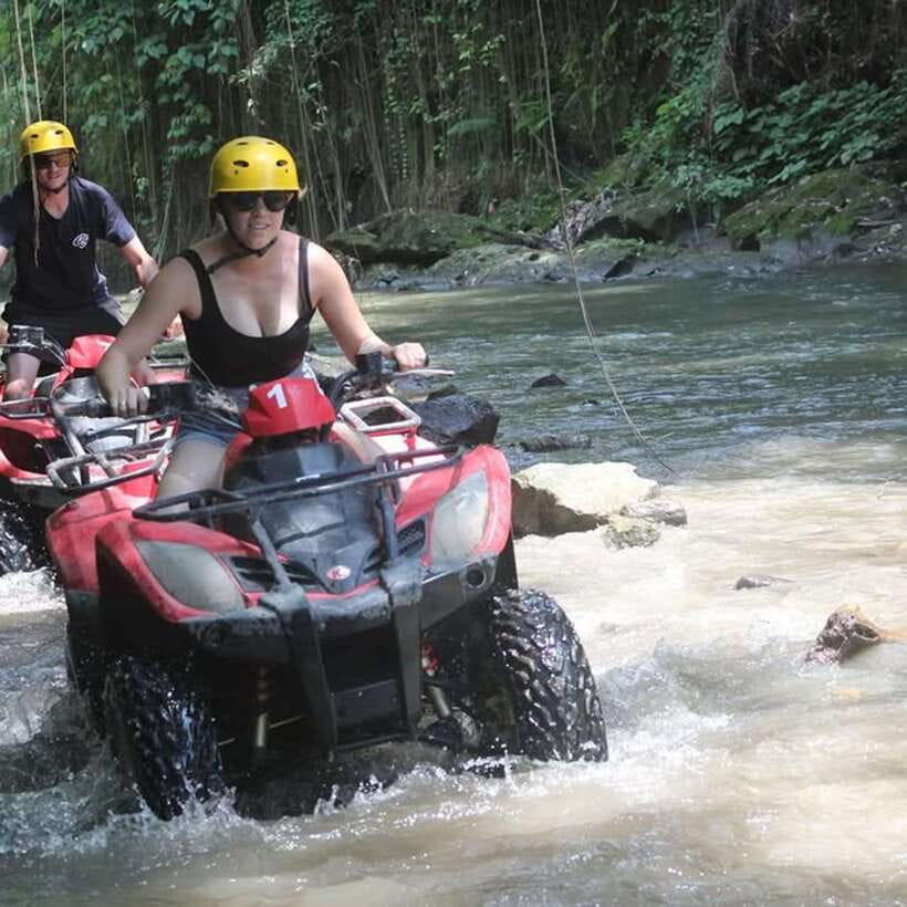 Bali: Guided Quad Bike Ride with Waterfall and Swing Options - What the $65 price really covers