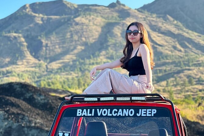 Bali: Mount Batur Jeep Sunrise & Hot Springs - All Inclusive - Black lava from the 1963 eruption