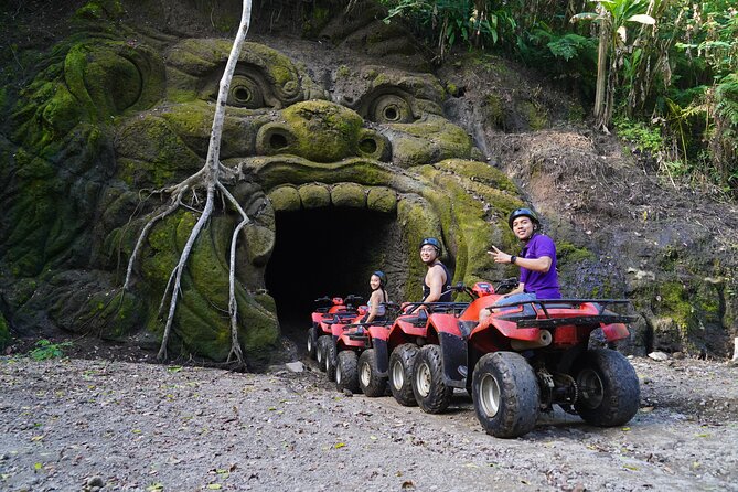 Bali Quad Bike Through Gorilla Cave - Monkey Forest and Waterfall - A muddy start with a private pickup