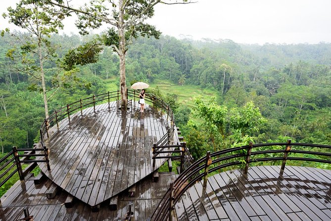Bali Rafting + Rice Terrace + 1,5Hrs Balinese Massage + Lunch - Indonesian lunch with a rice terrace view