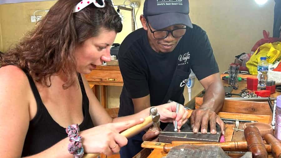 Bali's Hands-On Silver Jewelry Making: From Design to Shine - Making a personal piece of Bali
