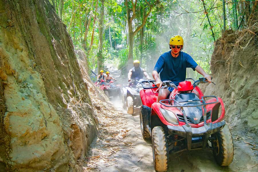 Bali-Ubud fun ATV Quad Bike Adventure & River Rafting - Private tracks instead of public roads