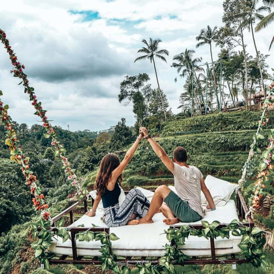 Bali: Ubud Swing Experience with Jungle View - The Bali Swing experience above Ubud
