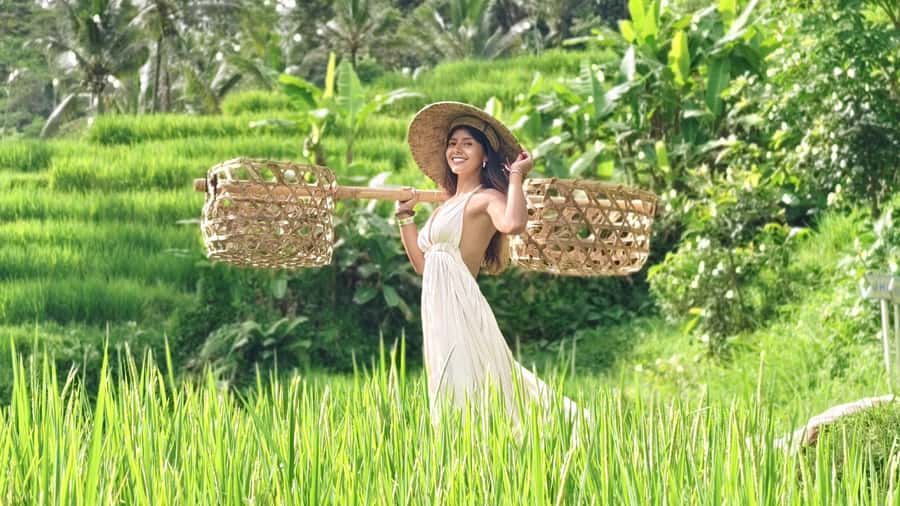 Bali/Ubud: Swing, Zipline & SkyBike Rice Terrace Adventure - Pedaling the suspended SkyBike