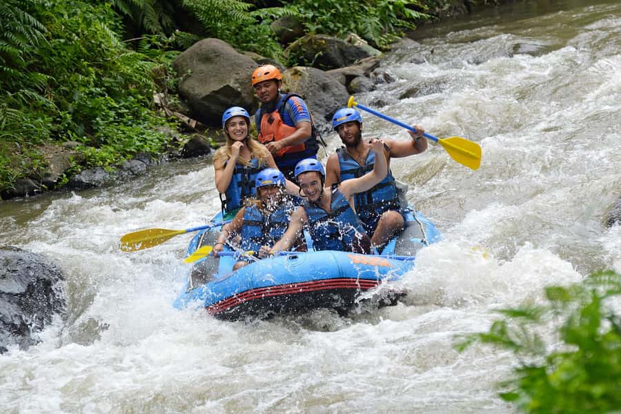 Bali: White Water Rafting, Lunch and Private Pickup - From pickup to the river briefing