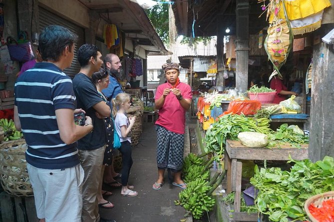 Balinese Traditional Food Cooking Class with Ubud Monkey Forest and SPA - The traditional market at 8:30 am