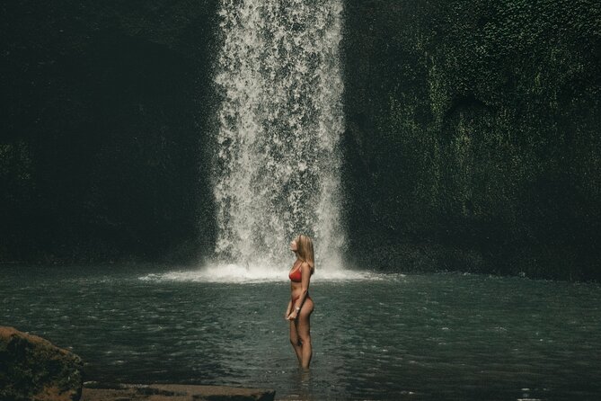 Best Ubud Waterfalls Tour with Lunch and Mount Batur views - Tibumana Waterfall: a smooth 20-meter curtain