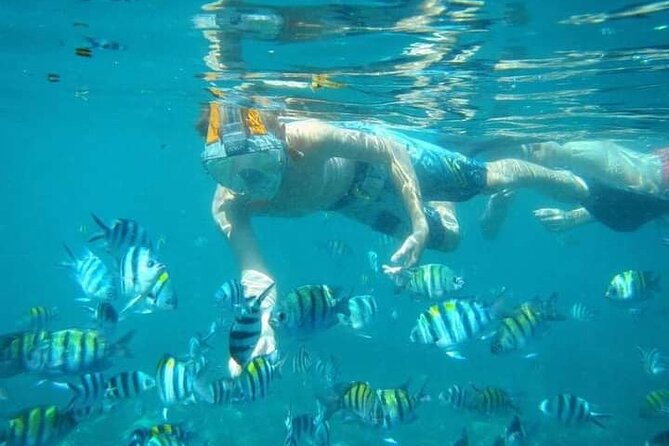 Blue Lagoon Snorkeling Kanto Lampo and Tegenungan Waterfall Tour - Lunch beside the Indian Ocean