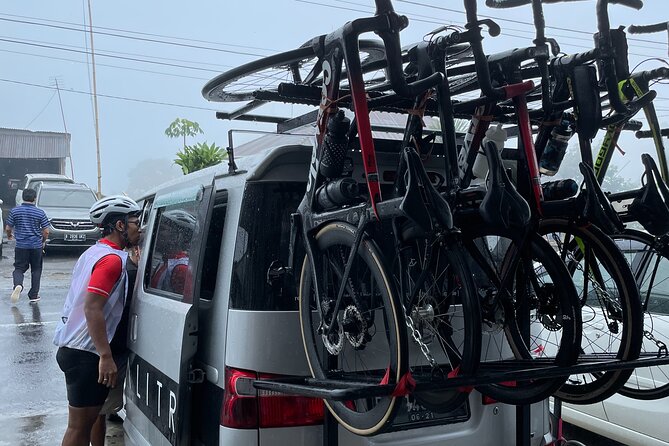 Cycling tour support and evacuation car - Price and private-group value at $55