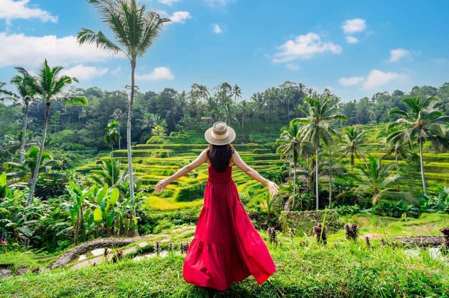From Bali: Saraswati Temple, Monkey Forest, Ubud Waterfalls - Saraswati Temple offers the calmest stop