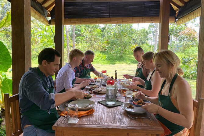 From Ubud: Authentic Bali Farm Cooking School & Organic Farm - Lunch tastes better because you made it