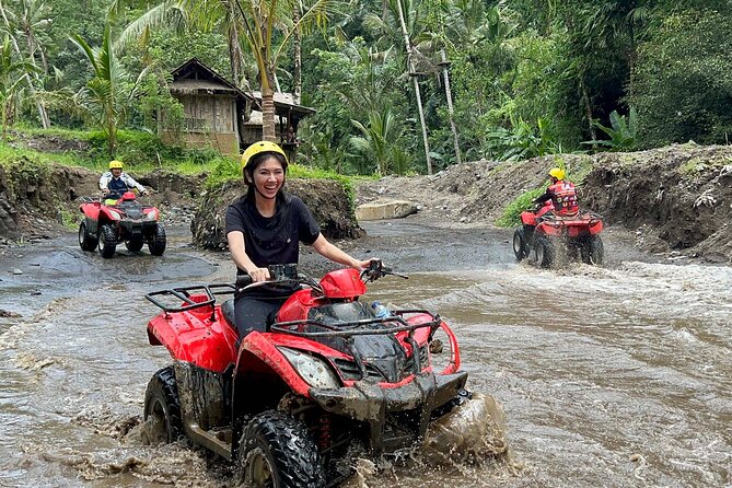 Full day Bali Adventure with Quad Bike and River Tubing - Lunch, showers, and a useful reset