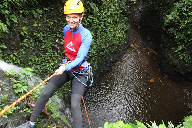 Fun Canyoning in Gitgit Canyon - Rappels, caves, and the 20-meter zipline