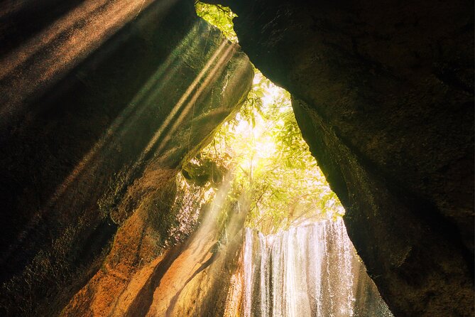 Gate of Heaven and Tukad Cepung Waterfall - Tenganan and the route description