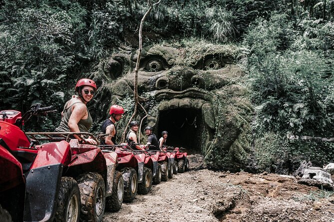 Gorilla Cave ATV Bali Ubud, Monkey Forest, Temple, and Lunch - The ATV ride through fields, caves, and jungle