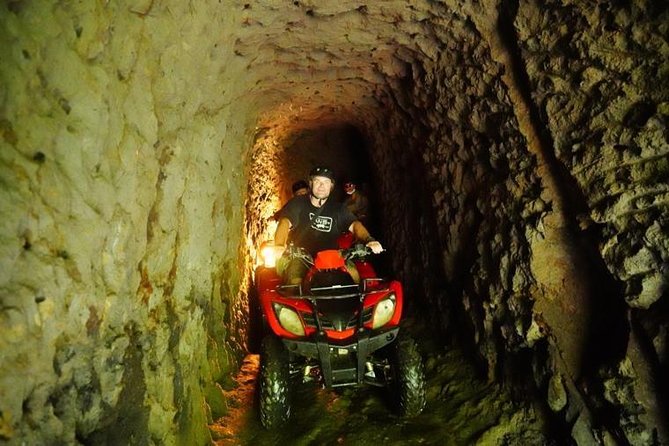 Jungle ATV Quad Bike Through Gorilla Face Cave - Solo or tandem riding, and who should choose each