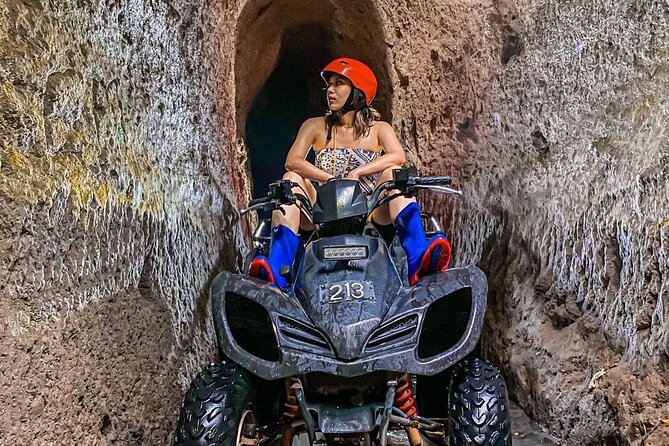 KUBER ATV UBUD - Tunnel Waterfall Rice field Jungle w Private Car - Solo ATV or tandem ride?