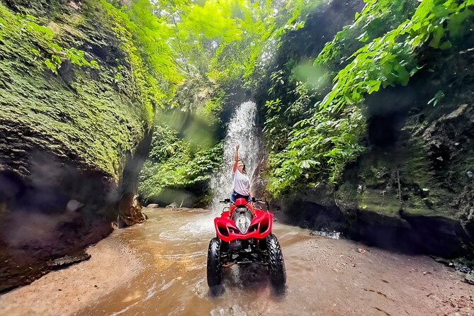 KUBER ATV UBUD - Tunnel Waterfall Rice field Jungle w Private Car - Guides, group pace, and safety