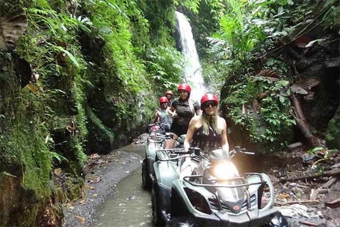 KUBER ATV UBUD - Tunnel Waterfall Rice field Jungle w Private Car - Hotel transfers from Bali’s main resort areas