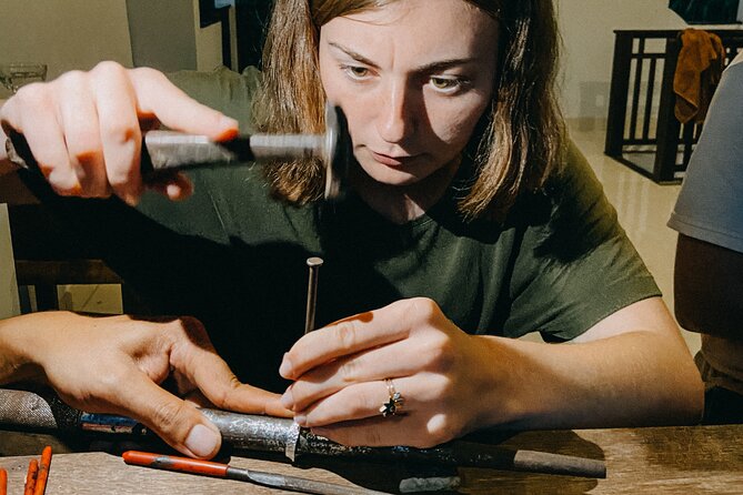 Make Your Own Bali Silver Jewelry Class with Balinese Family - Adding a gemstone, with a cash budget ready