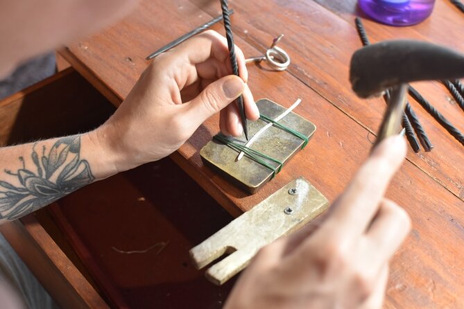 Make Your Own Bali Silver Jewelry Class with Balinese Family - From heating and cutting to a finished piece