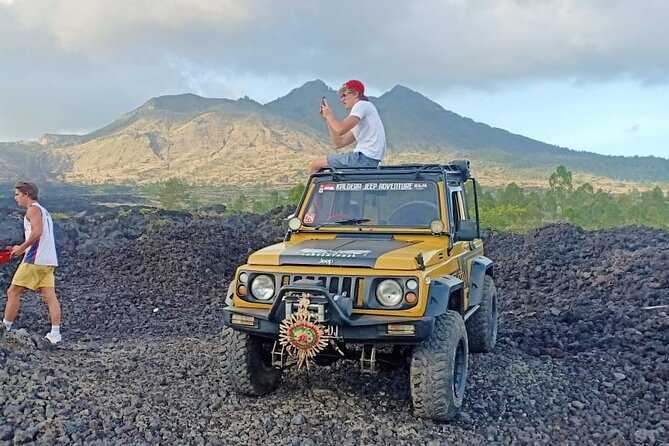 Mount Batur Black Lava Jeep Tour with Pickup - Mount Batur’s black lava is the main event