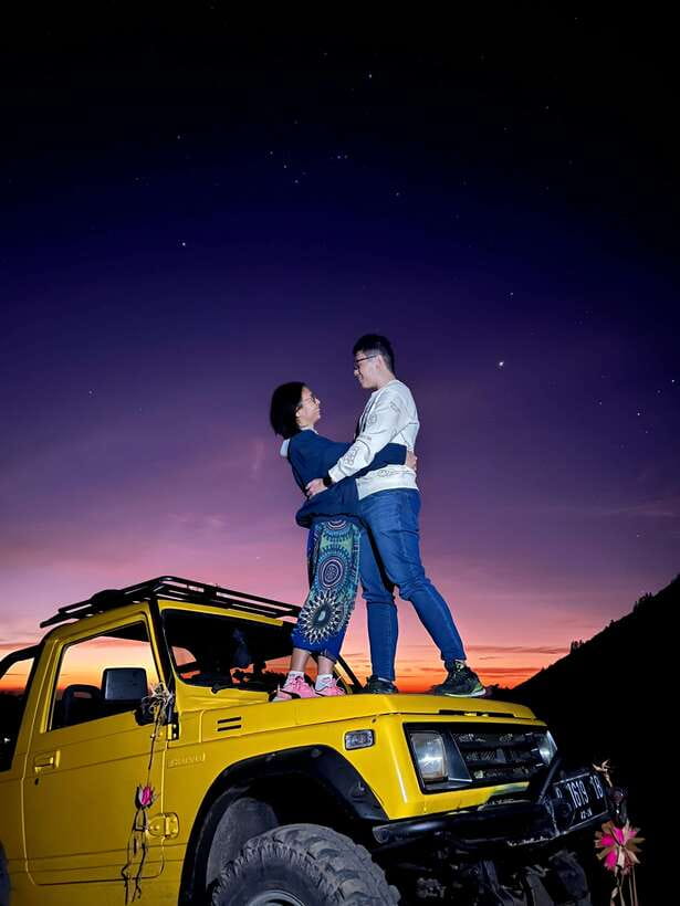 Mount Batur Jeep Sunrise & black lava with breakfast - Prapen Temple and the return route