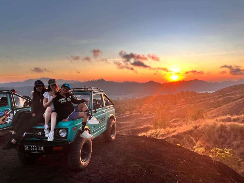 Mount Batur Jeep Sunrise & black lava with breakfast - The Ubud Jungle Swing finale