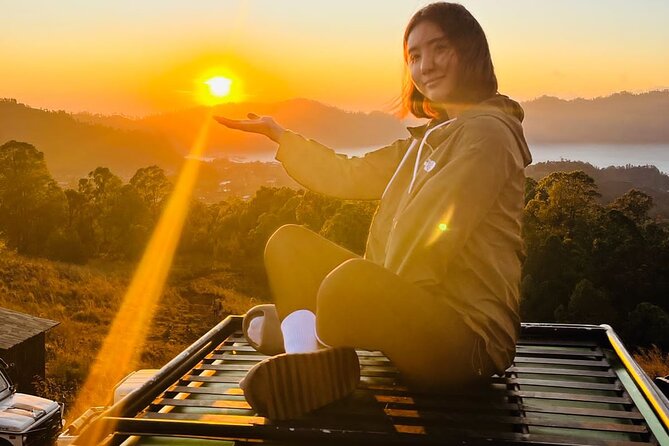 Mount Batur Jeep Tour: Sunrise, Black Lava,Black Sand &Hot Spring - Black lava fields after the sunrise