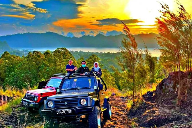 Mount Batur Sunrise Jeep Tour & Natural Hot Spring - Black lava and black sand after sunrise